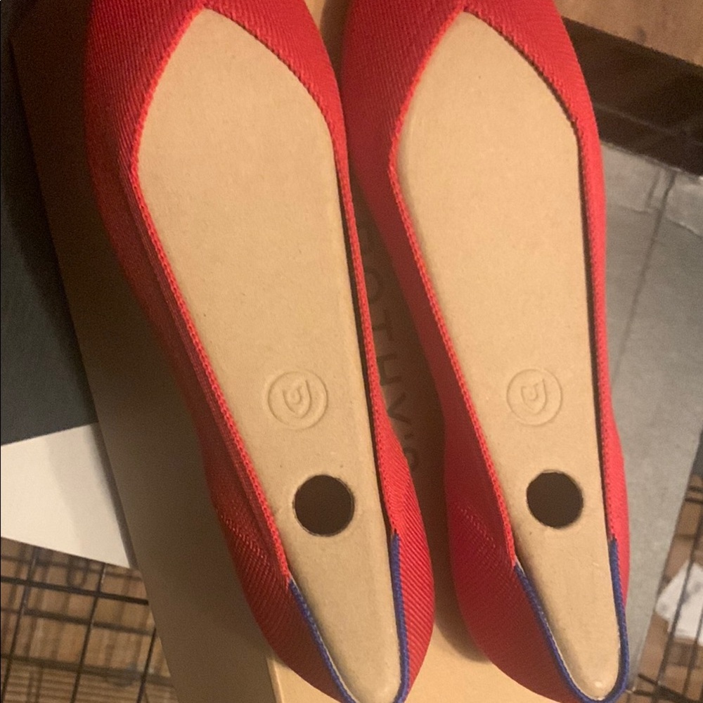 Rothy's Women's Red Flats - Picture 3 of 3